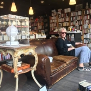 Маруся Климова в магазине Глоб, Париж, июль 2018.