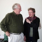 Ален Бадью и Маруся Климова, Париж, 2005