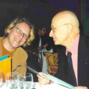 С Франсуа Жибо в ресторане Quai Ouest, Париж, 2005 г.