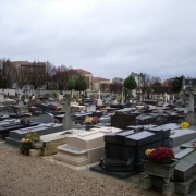 Кладбище в Медоне, где похоронен Селин.
