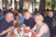 Маруся Климова, Пьер Гийота и  Бернар Валле (первый издатель Габриэль Витткоп,), Париж, 2003 г.