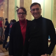 Маруся Климова и Дмитрий Волчек, СПб, октябрь 2016.