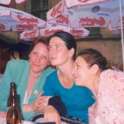 Маруся Климова, Ольга Тобрелутс, Белла Матвеева, 1999.
