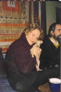 Маруся Климова у Тимура Новикова, 1998 г.